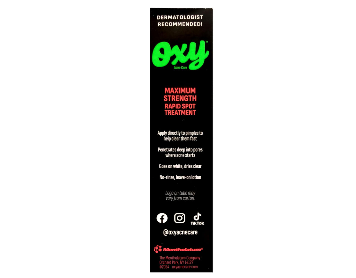 OXY Maximum Strength Rapid Acne Spot Treatment, 1 oz Pack of 3