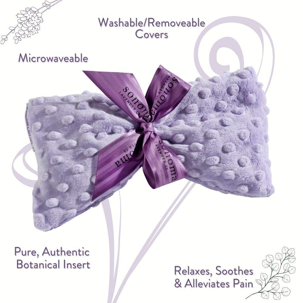 Sonoma Lavender Spa Mask Heatable Chillable Aromatherapy Eye Pillow