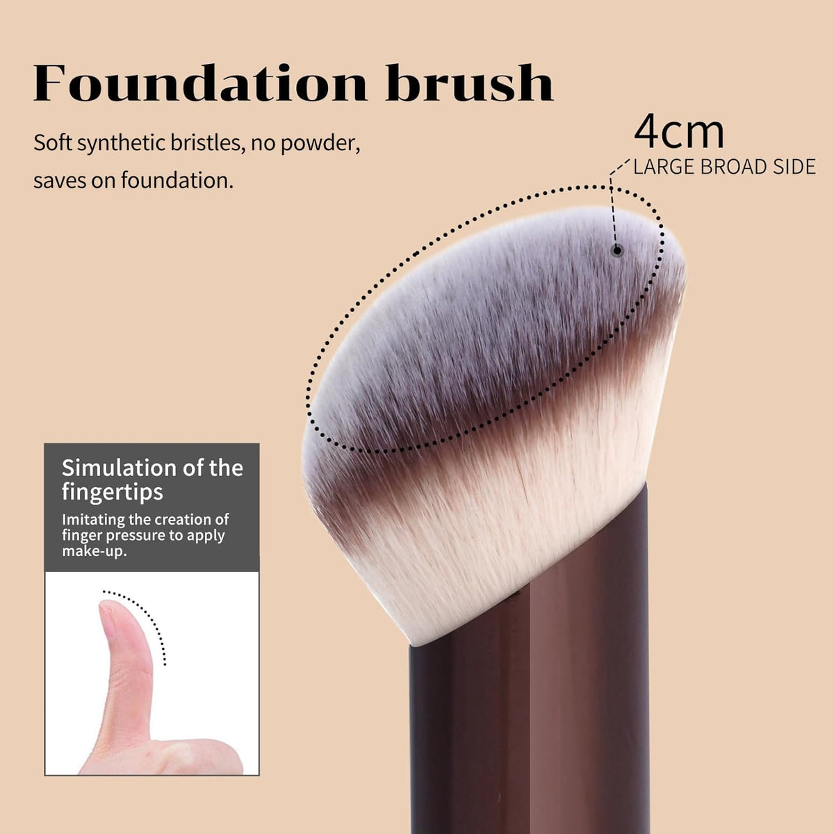 MAANGE Double-Ended Makeup Brush Set