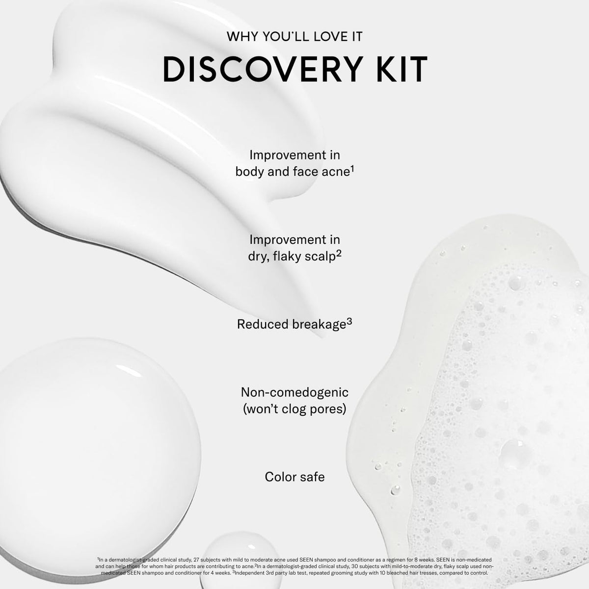 SEEN Discovery Kit - Non-Comedogenic Mini Hair Care Set