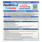 NeilMed, Sinugator®, Cordless Pulsating Nasal Wash, 3 Piece Set