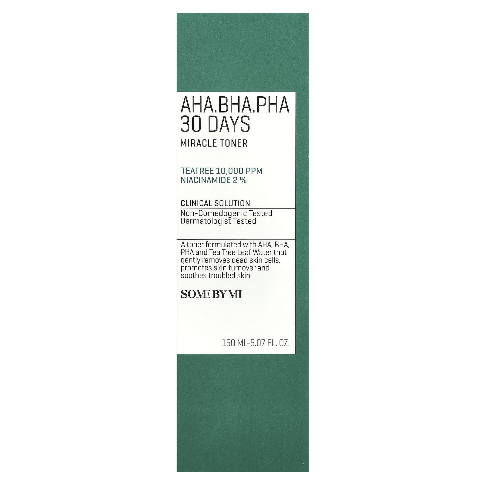 SOME BY MI, AHA. BHA. PHA 30 Days Miracle Toner, 5.07 fl oz (150 ml)