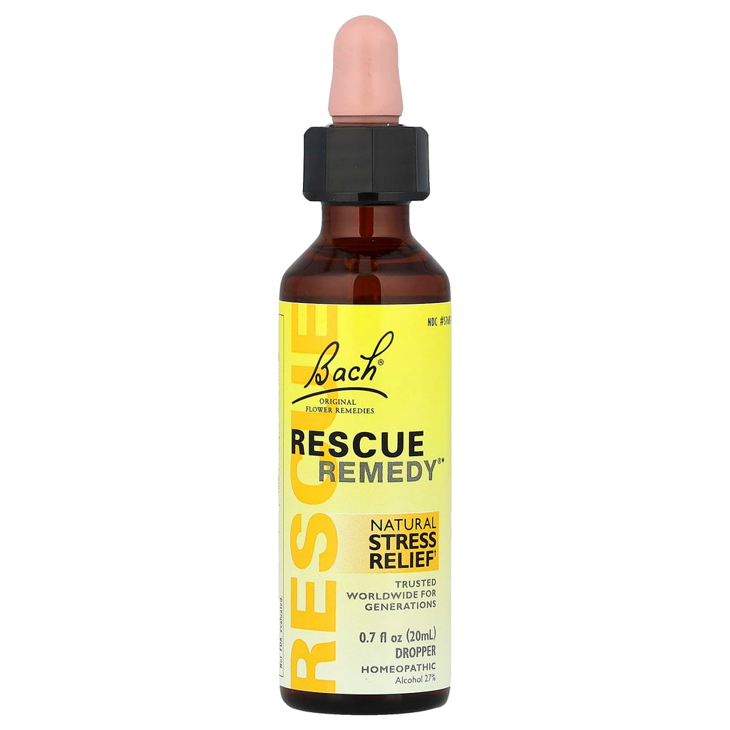 Bach, Original Flower Remedies, Rescue Remedy®, Natural Stress Relief, 0.7 fl oz (20 ml)