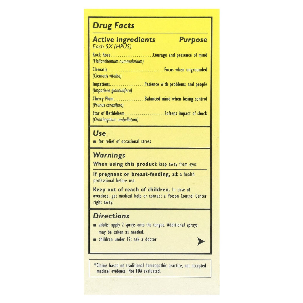 Bach, Original Flower Remedies, Rescue Remedy® Spray, 0.7 fl oz (20 ml)