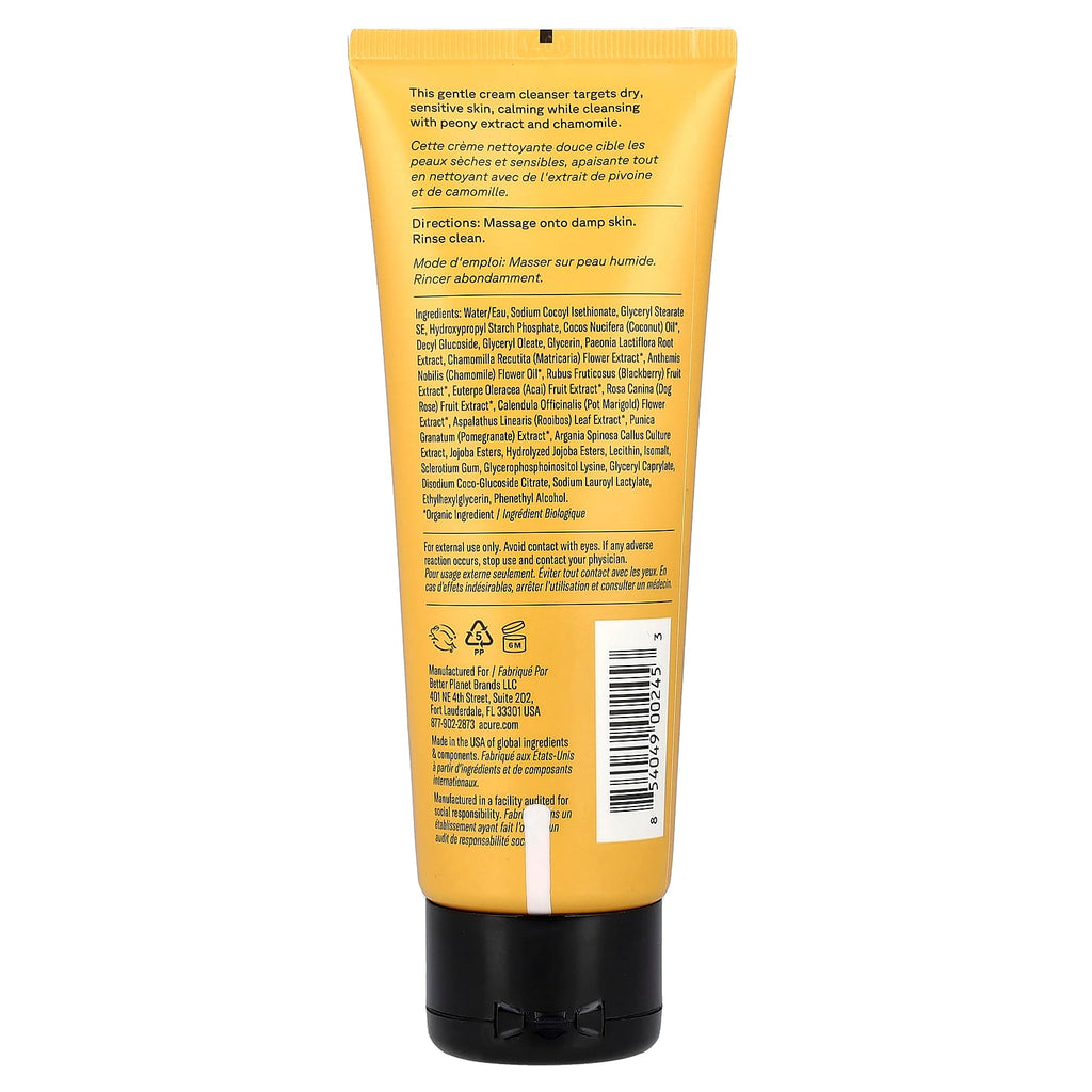 ACURE, Seriously Soothing Cleansing Cream, 4 fl oz (118 ml)