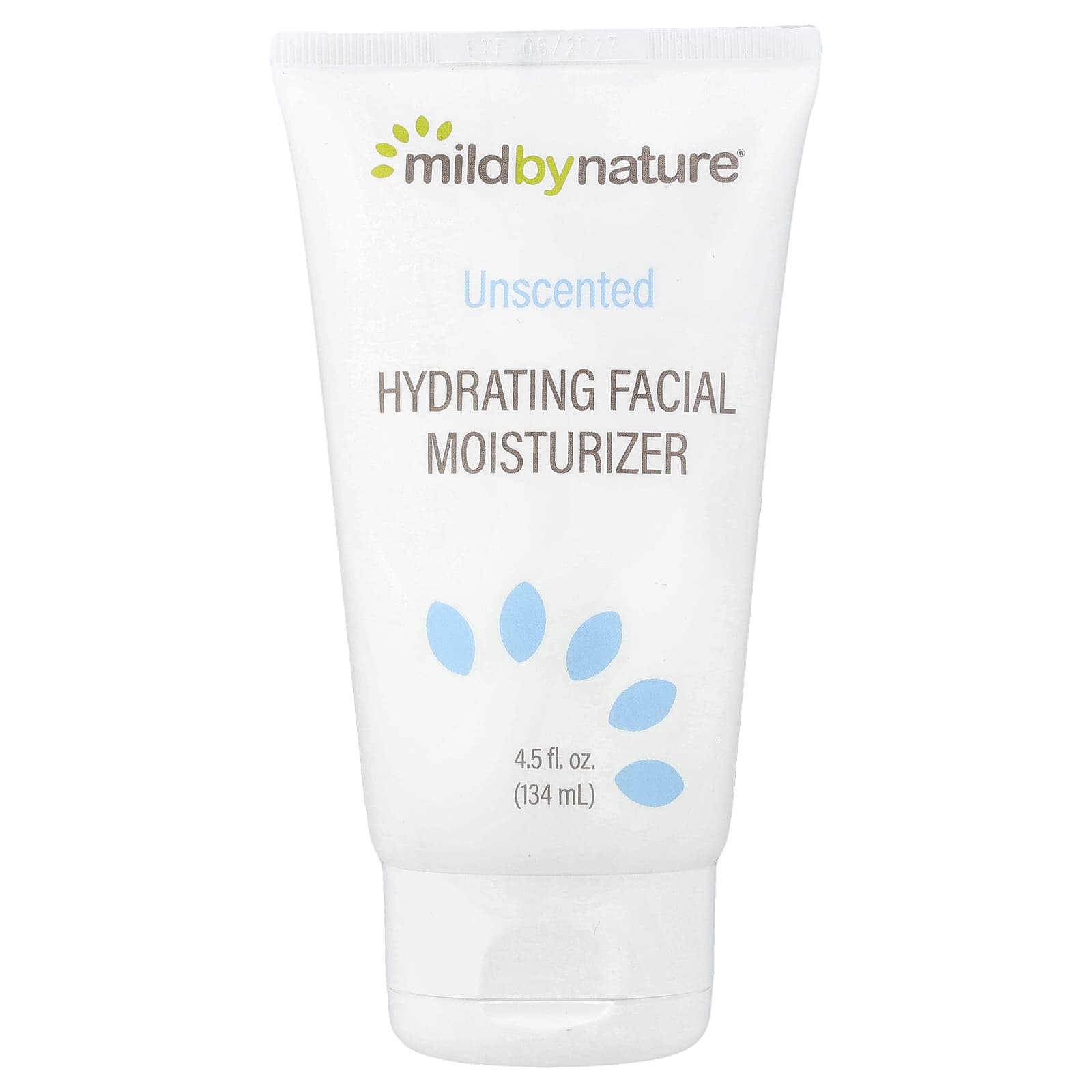 Mild By Nature, Hydrating Facial Moisturizer, Unscented, 4.5 fl oz (134 mL)