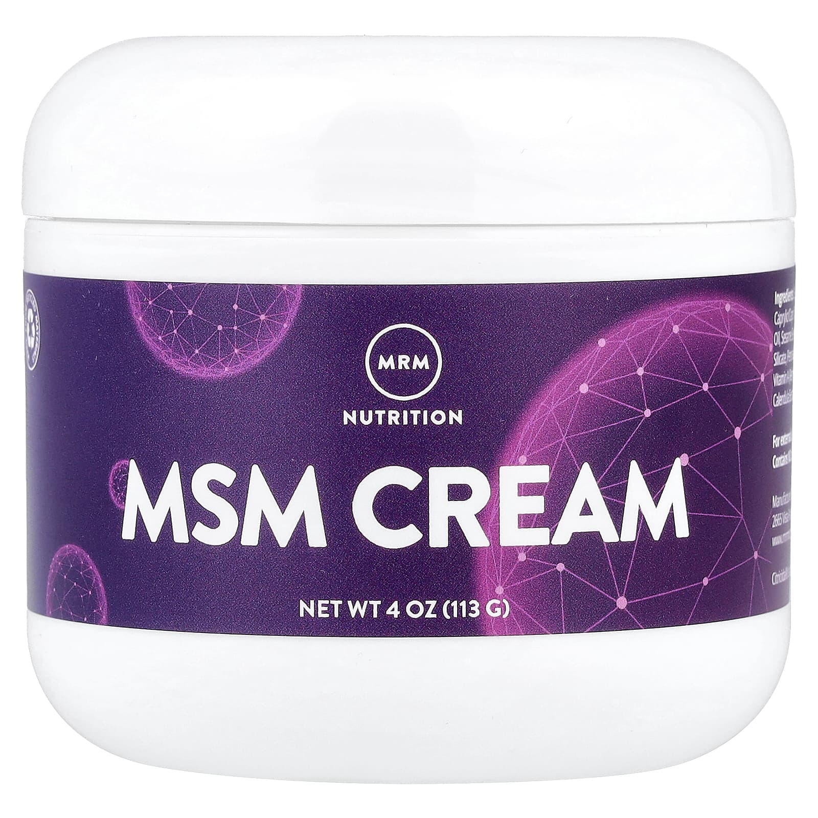 MRM Nutrition, MSM Cream, 4 oz (113 g)