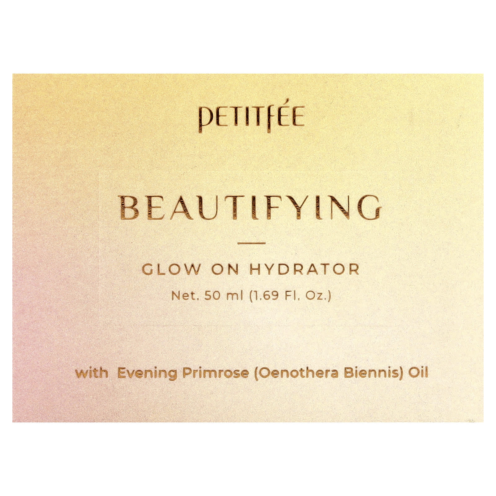 Petitfee, Beautifying Glow On Hydrator with Evening Primrose Oil, 1.69 fl oz (50 ml)
