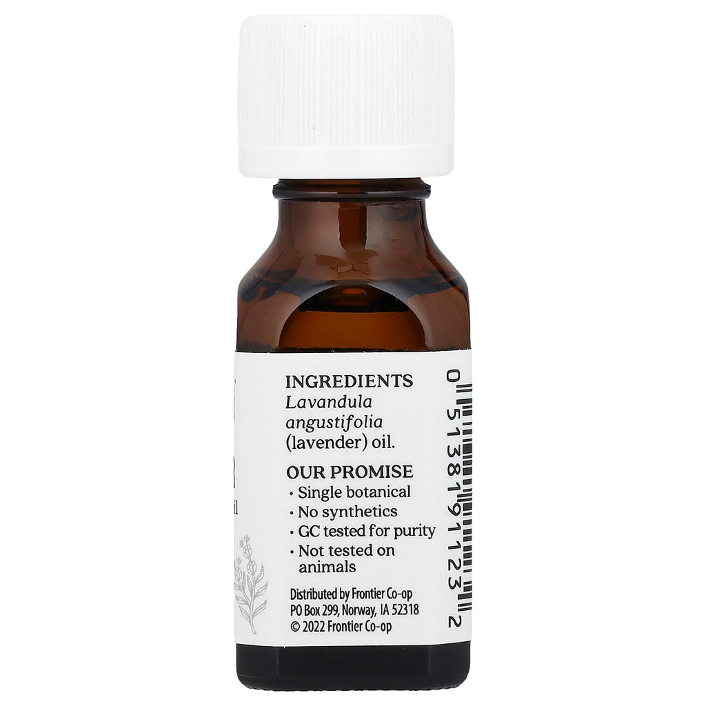 Aura Cacia, Pure Essential Oil, Lavender, 0.5 fl oz (15 ml)