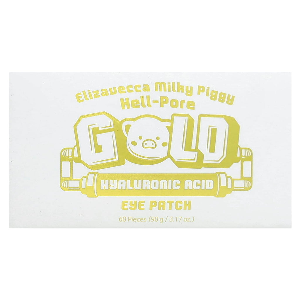 Elizavecca, Milky Piggy, Hell-Pore Hyaluronic Acid Eye Patch, 60 Pieces, 3.17 oz (90 g)