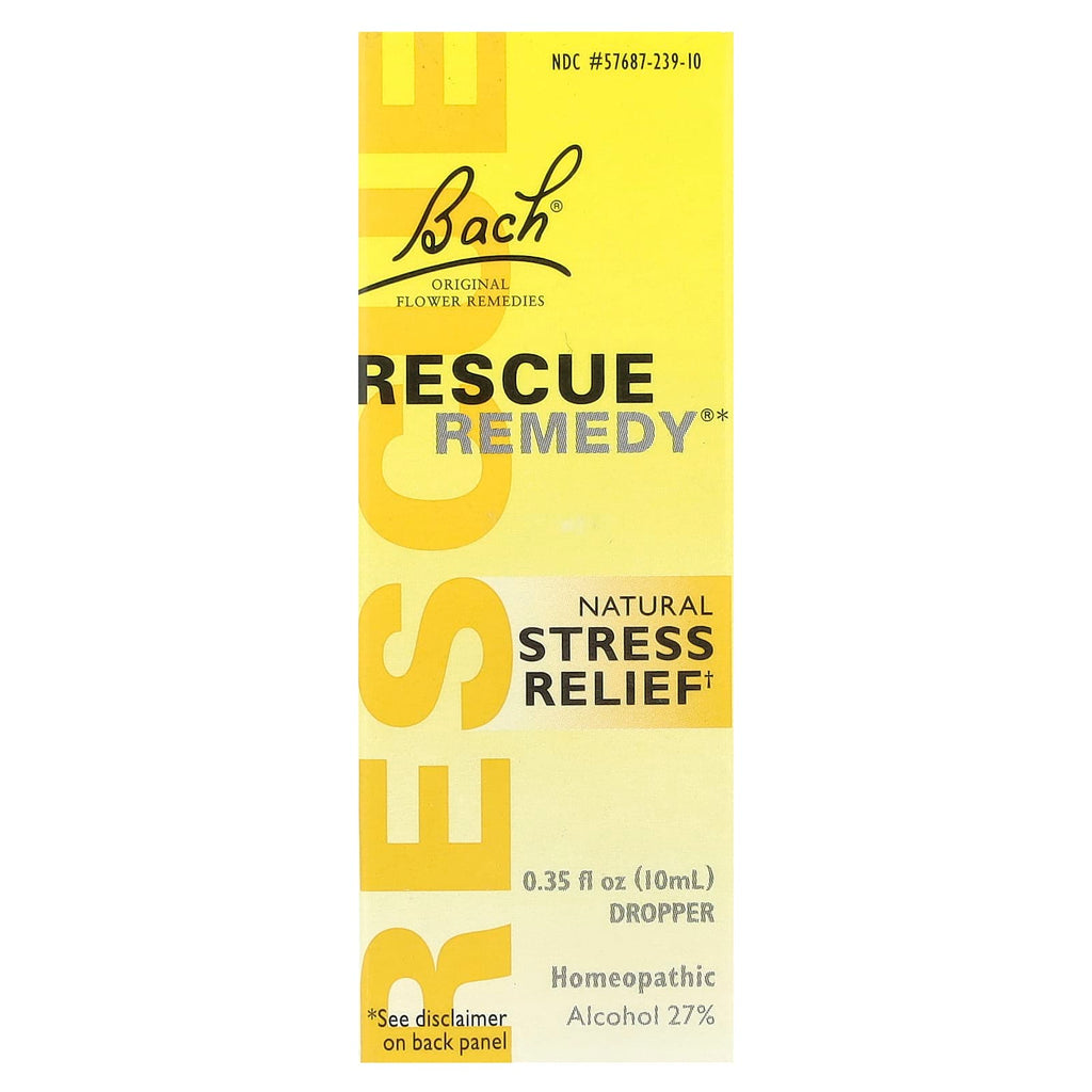 Bach, Original Flower Remedies, Rescue Remedy®, Natural Stress Relief, 0.35 fl oz (10 ml)