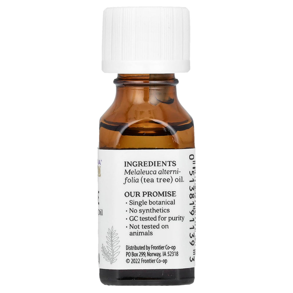 Aura Cacia, Pure Essential Oil, Tea Tree, 0.5 fl oz (15 ml)