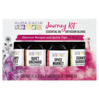 Aura Cacia, Journey Kit, Essential Oil Diffusion Blends, 4 Bottles, 0.25 fl oz (7.4 ml) Each