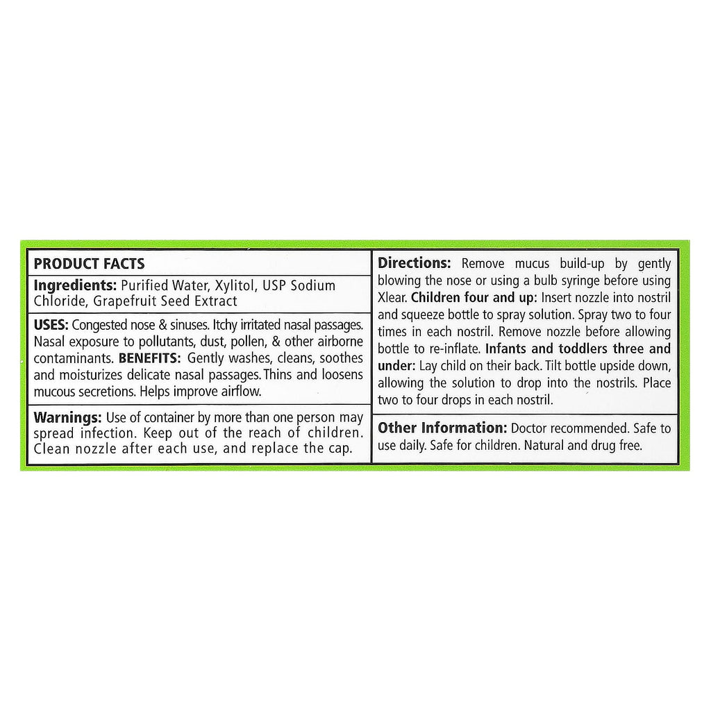 Xlear, Kid's Xlear®, Natural Saline Nasal Spray, 0.75 fl oz (22 ml)