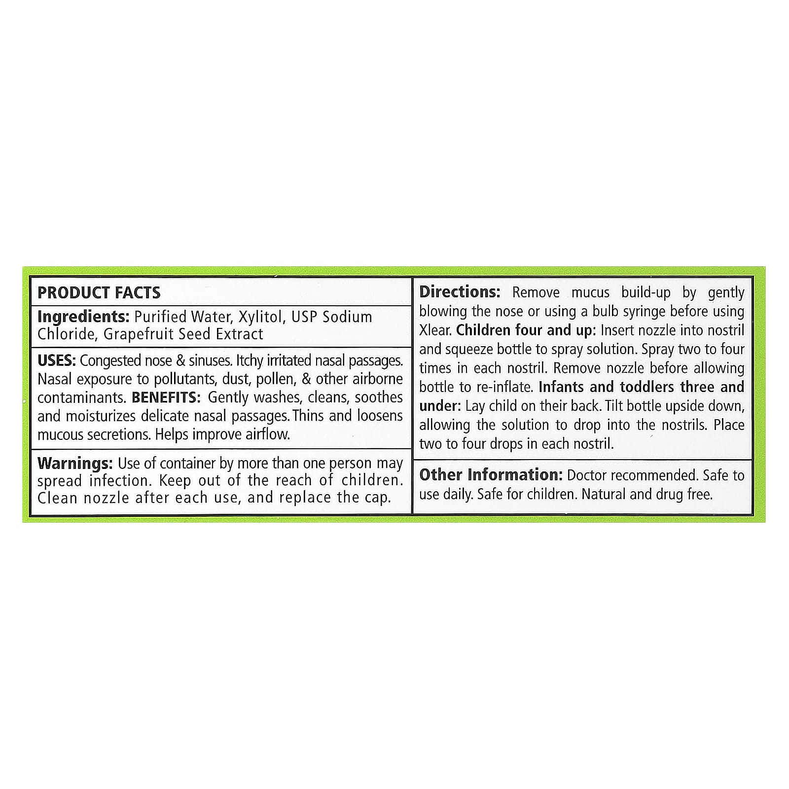 Xlear, Kid's Xlear®, Natural Saline Nasal Spray, 0.75 fl oz (22 ml)