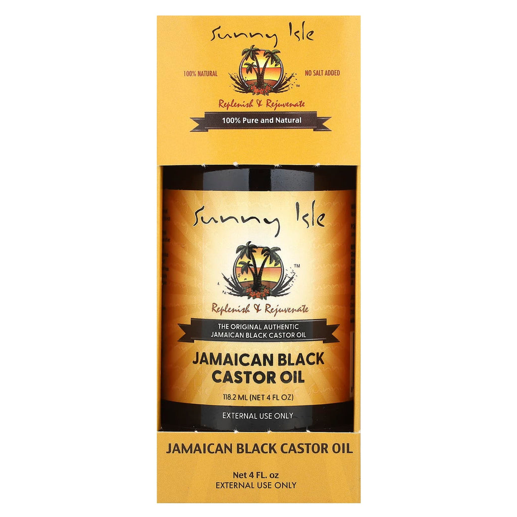 Sunny Isle, Jamaican Black Castor Oil, 4 fl oz (118 ml)