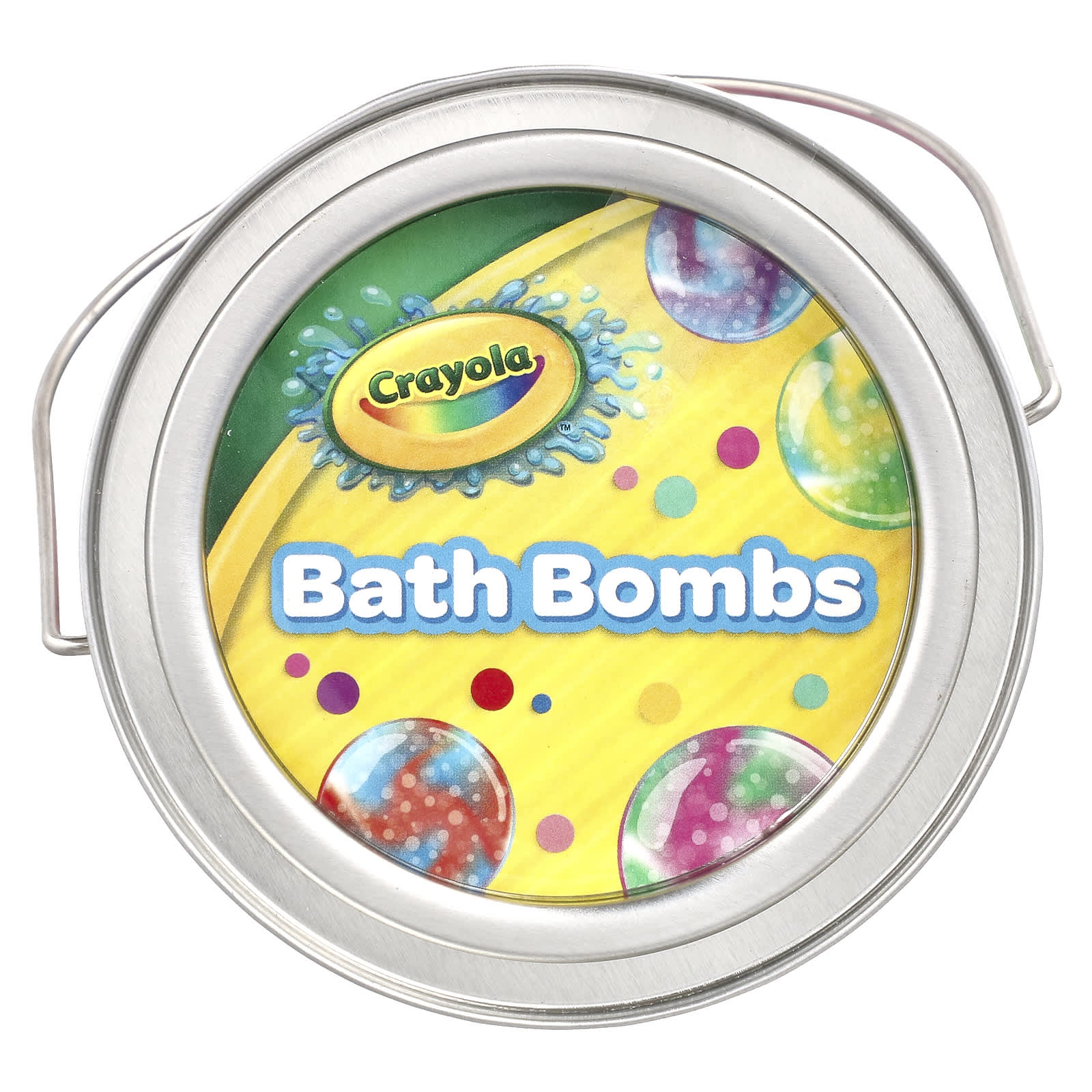 Crayola, Bath Bombs, 3+, Grape Jam, Laser Lemon, Cotton Candy & Bubble Gum Scented, 8 Bath Bombs, 11.29 oz (320 g)