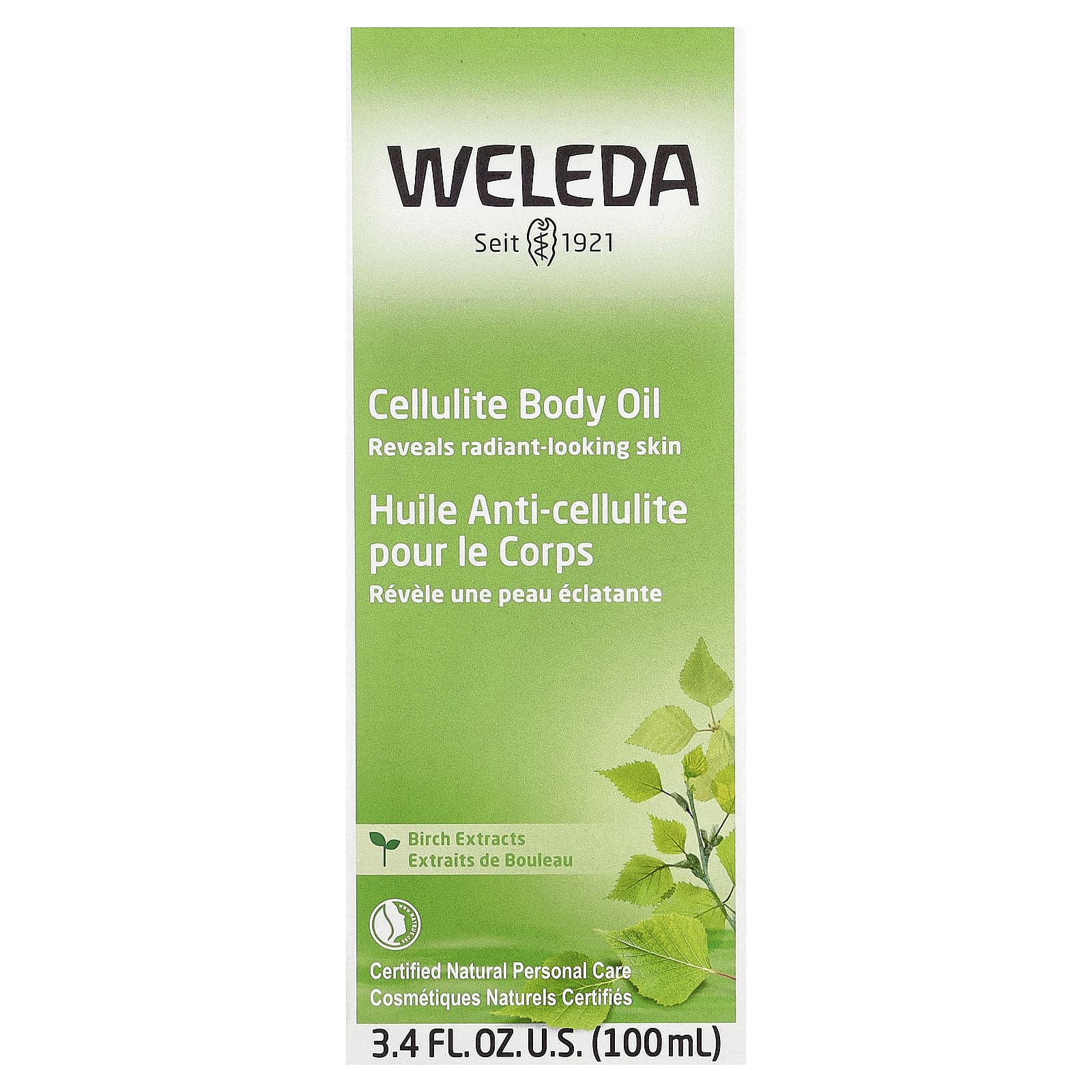 Weleda, Cellulite Body Oil, 3.4 fl oz (100 ml)