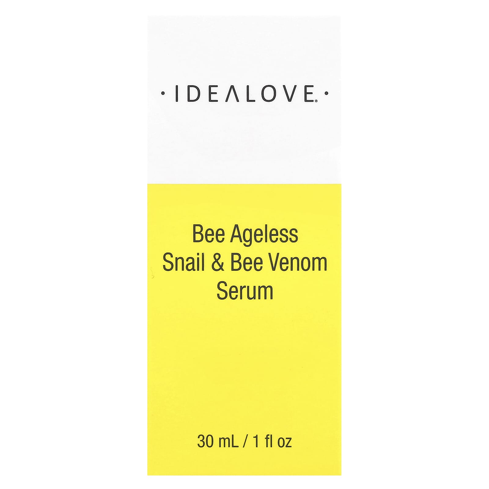 Idealove, Bee Ageless, Snail & Bee Venom Serum, 1 fl oz (30 ml)