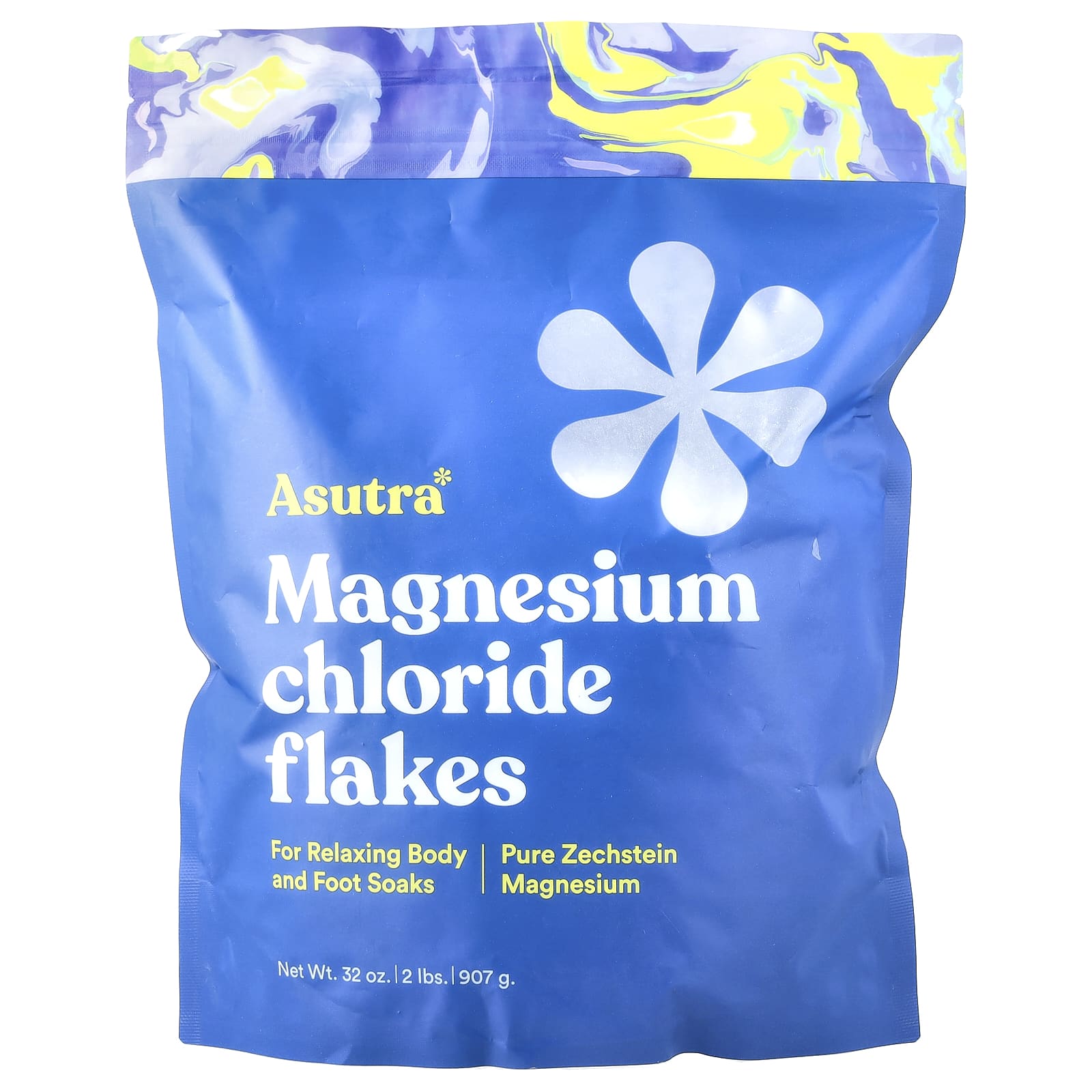 Asutra, Magnesium Chloride Flakes, 2 lbs (907 g)