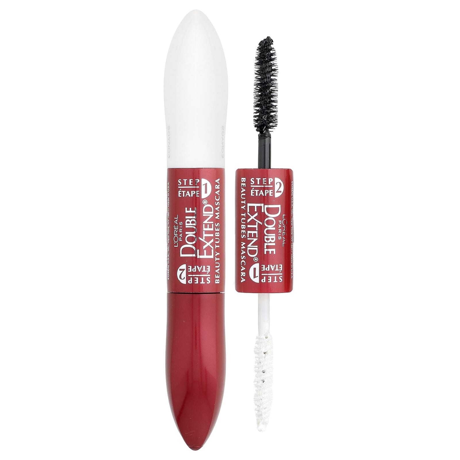 L'Oréal, Double Extend® Beauty Tubes® Mascara, 570 Black, 0.17 fl oz (5.2 ml)