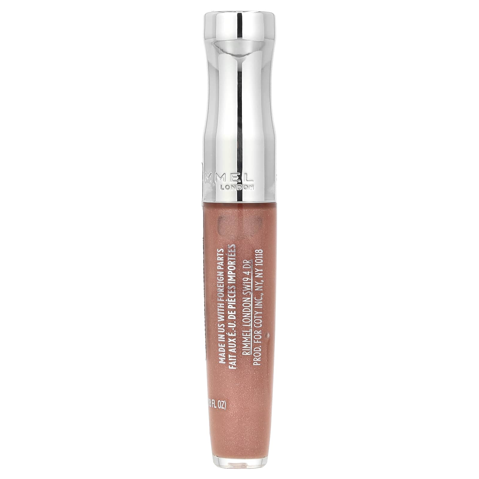 Rimmel London, Stay Glossy Lip Gloss, 020 Sunday Brunch, 0.18 fl oz (5.5 ml)