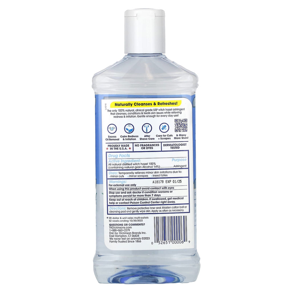 Dickinson Brands, Witch Hazel for Face & Body, 16 fl oz (473 ml)