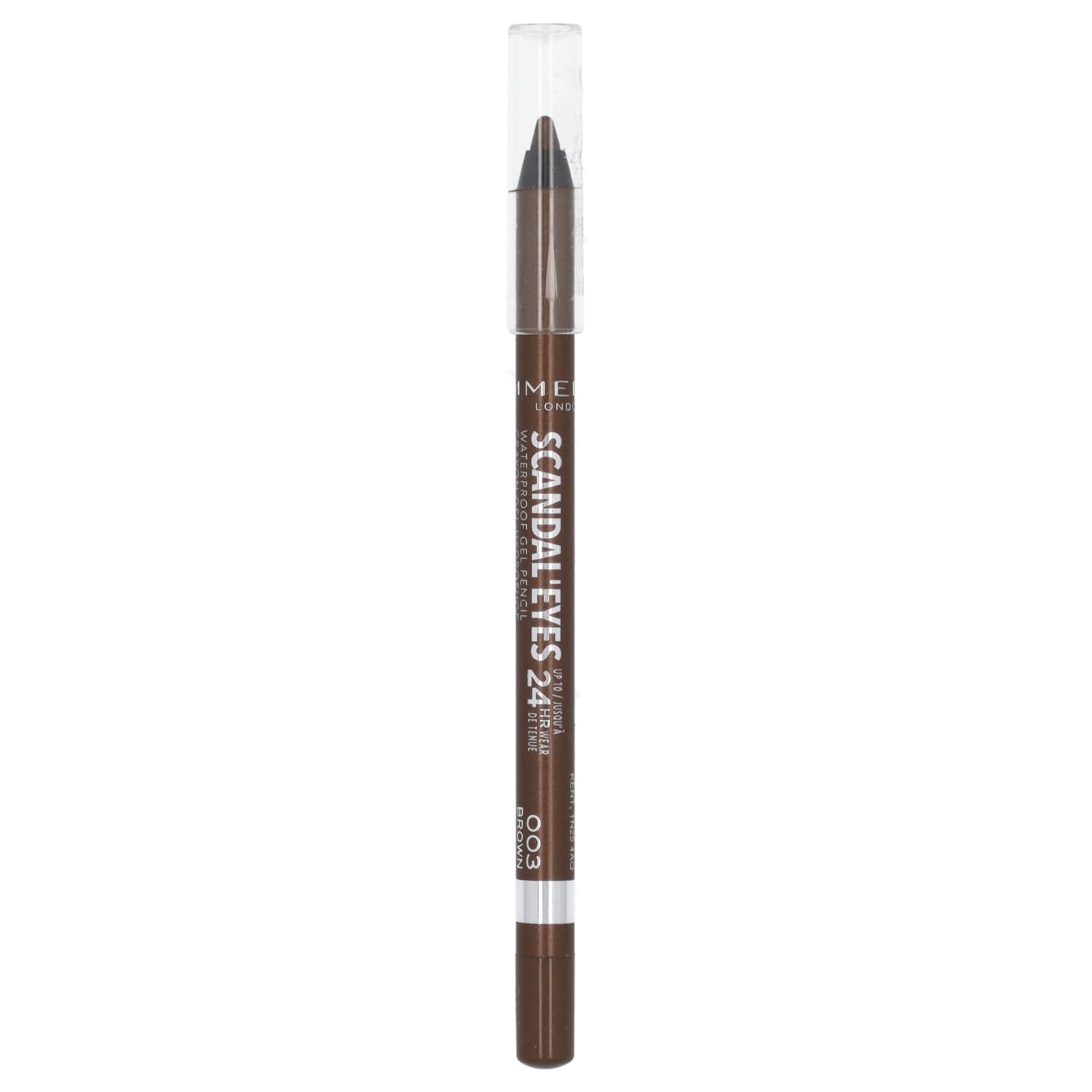 Rimmel London, Scandal'Eyes, Waterproof Gel Pencil, 003 Brown, 0.04 oz (1.3 g)