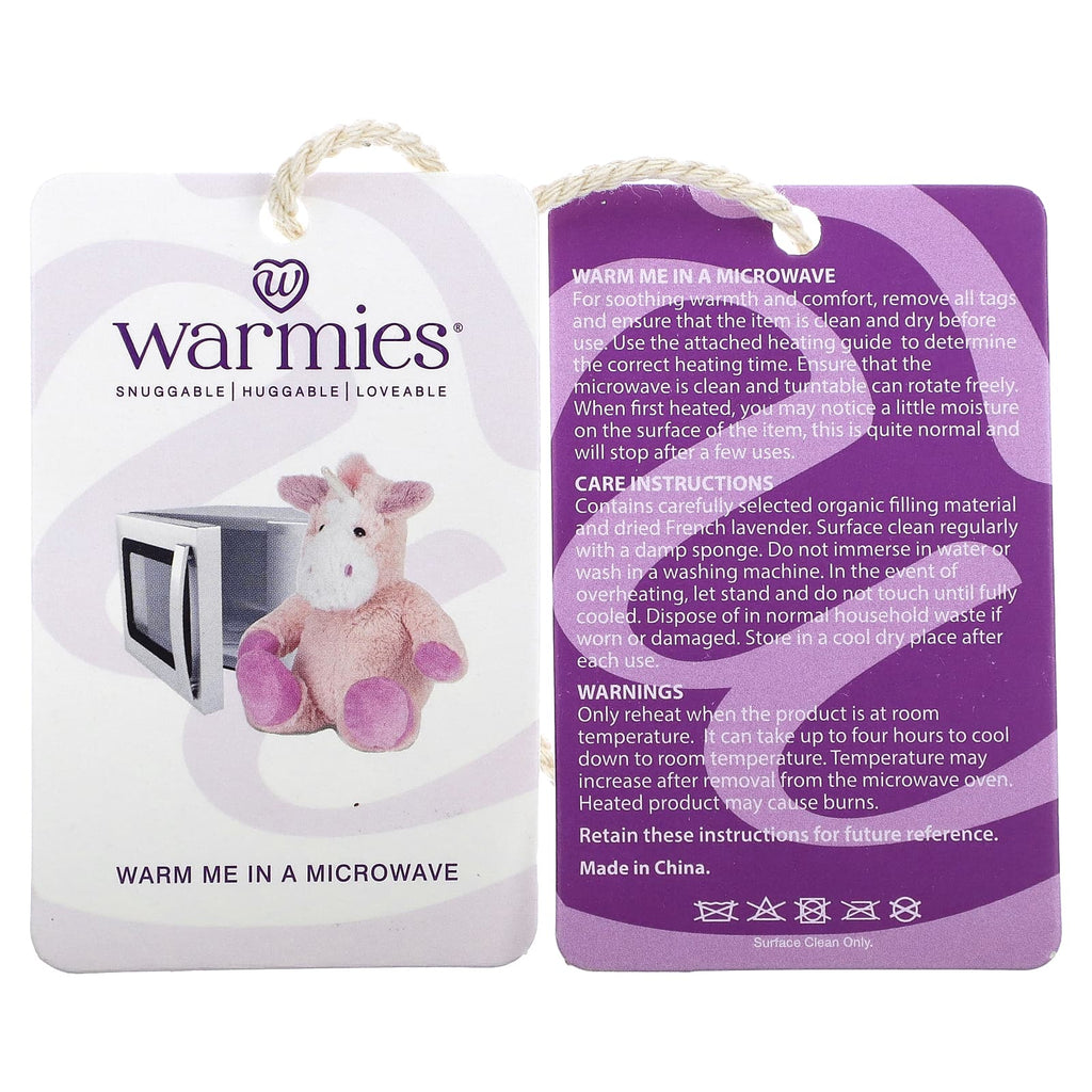 Warmies, Unicorn, Heatable, Weighted Soft Plush, 1 Plush
