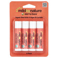 Mild By Nature, Sierra Bees™, Organic Lip Balms, Shea Butter & Argan Oil, 4 Pack, 0.15 oz (4.25 g) Each