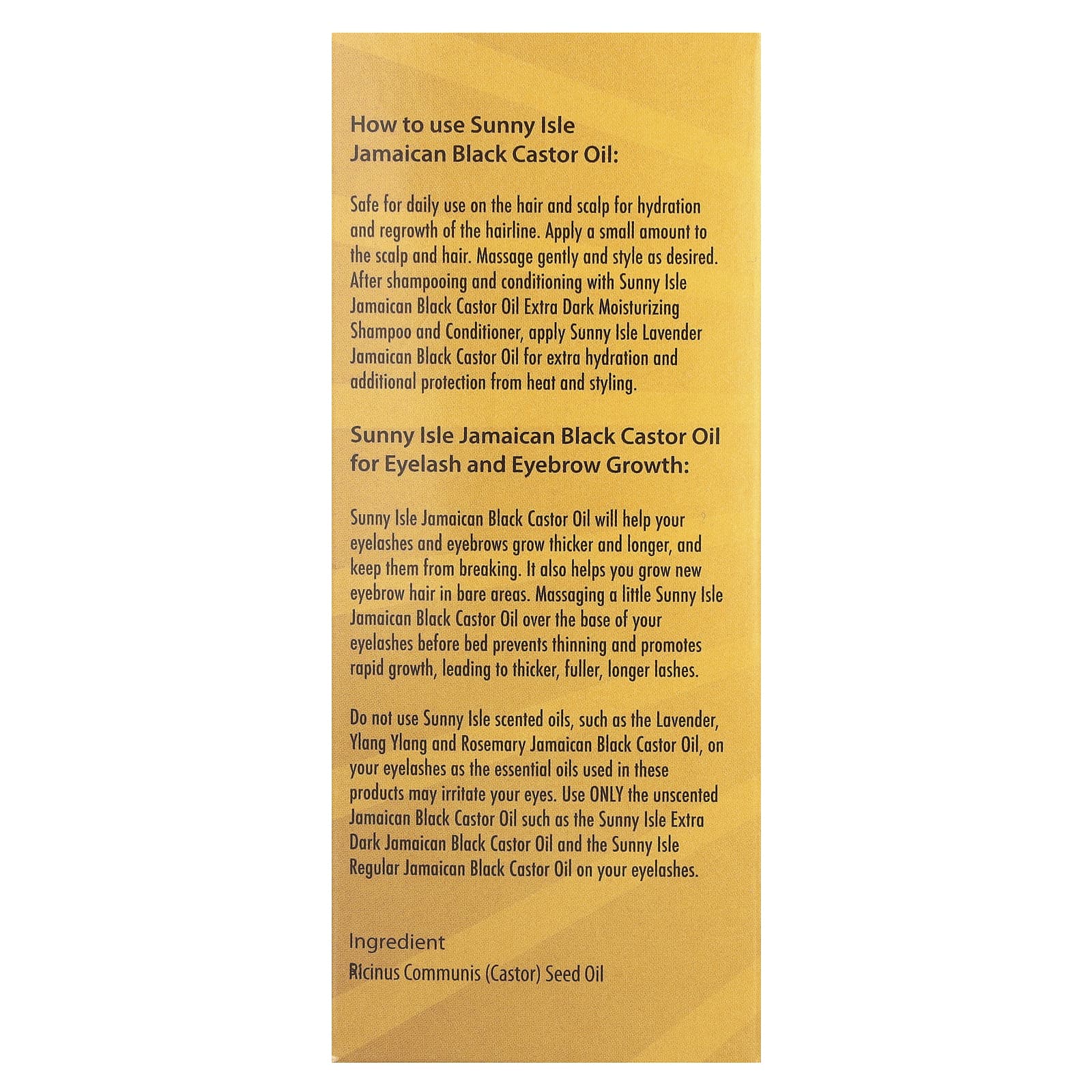 Sunny Isle, Jamaican Black Castor Oil, 4 fl oz (118 ml)