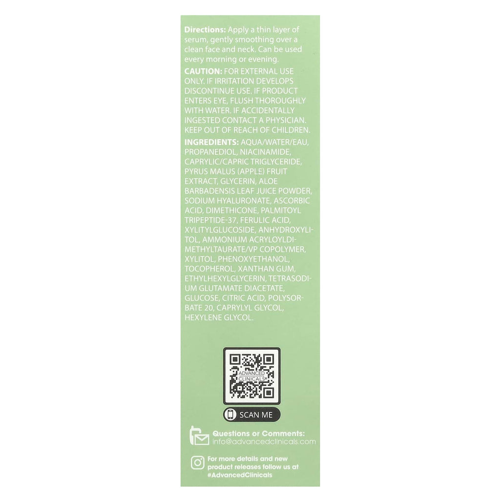 Advanced Clinicals, 5% Niacinamide Serum, 1.75 fl oz (52 ml)