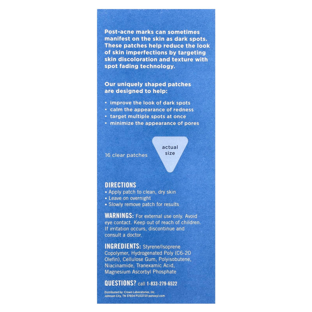 PanOxyl, Blemish Aftercare Brightening Patches, 16 Clear Patches