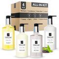 1-Shoppe Terra Pure Green Tea 4-Piece Hotel Toiletry Amenities Kit