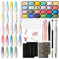 Sponge Pat Paint Gel Nail Polish for Ombre Nail Art