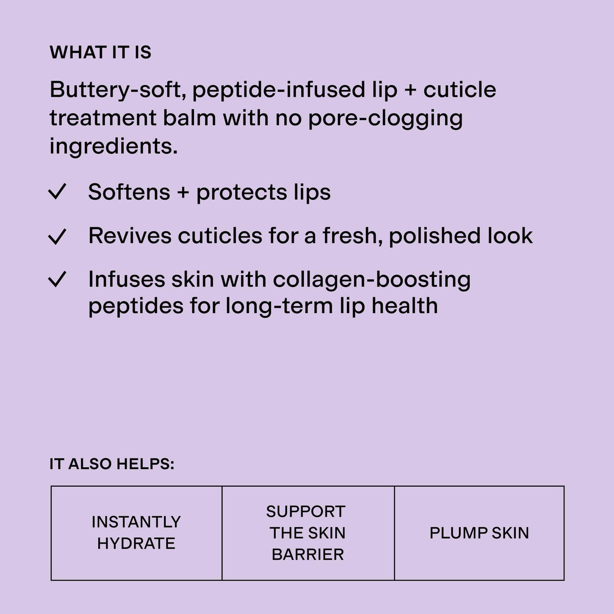 CLEARSTEM LIPS&CUTES Hydrating Lip Balm & Cuticle Care