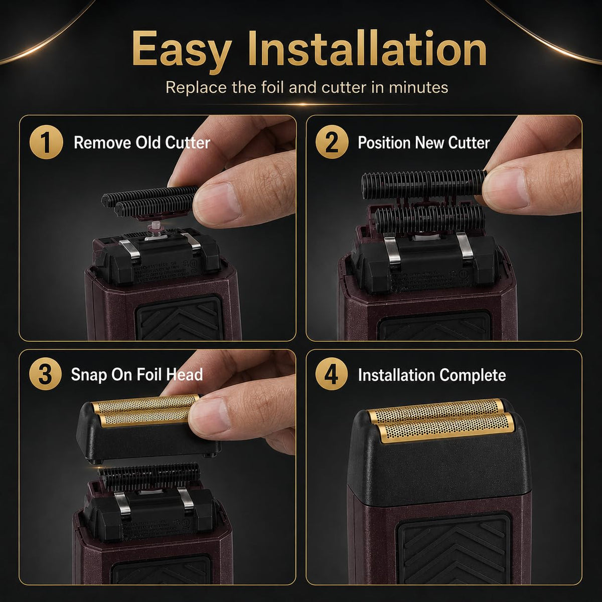 Wahl 5-Star Finale Replacement Foil and Cutter Assembly