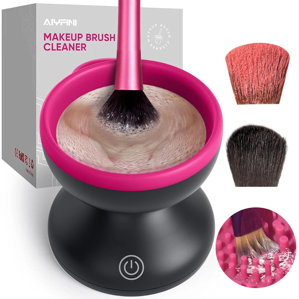 Alyfini Electric Makeup Brush Cleaner Machine
