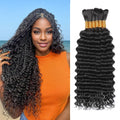 Popway 150g Human Hair Braiding Bundles for Boho Braids