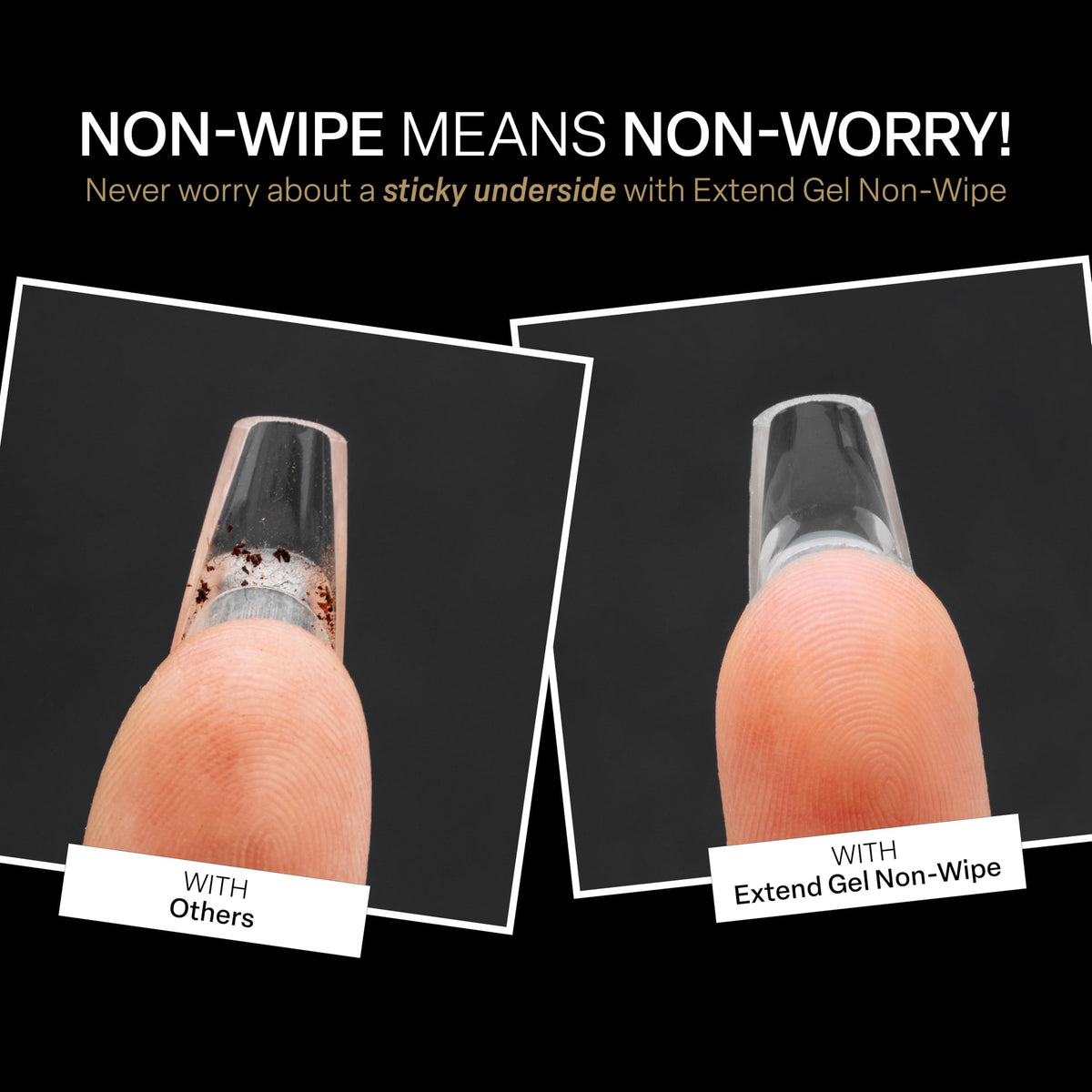 APRÉS Nail Non-Wipe Extend Gel HEMA-Free TPO-Free Gel-X Adhesive