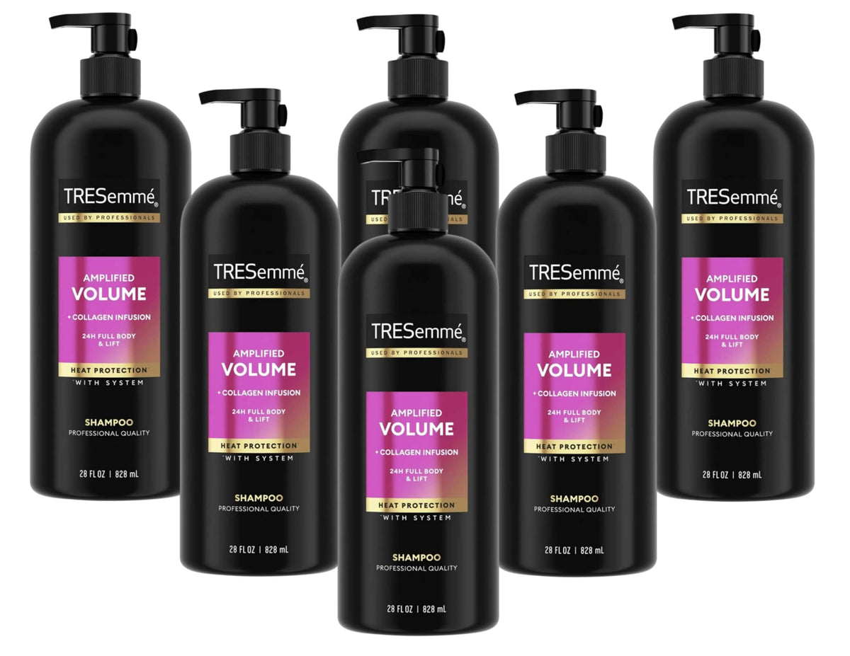 TRESemmé 24 Hour Body Volumizing Shampoo, 28 oz, Pack of 6
