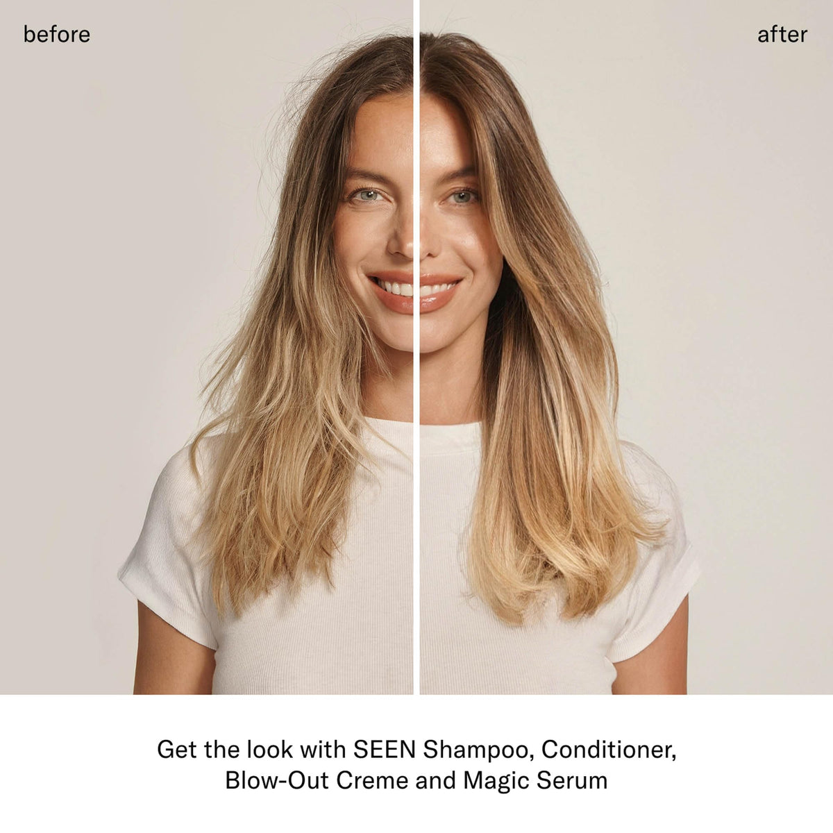 SEEN Blow-Out Creme Styling Cream - Non-Comedogenic Heat Protectant