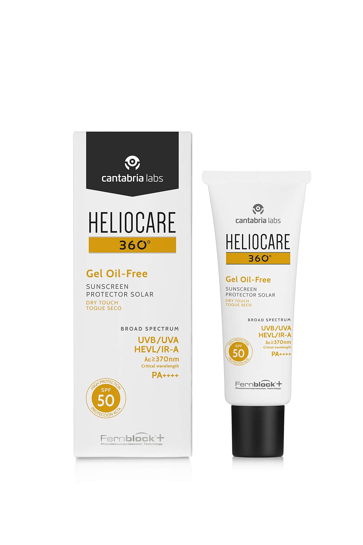 Heliocare 360 Oil-Free Gel SPF50 Facial Sunscreen 50ml
