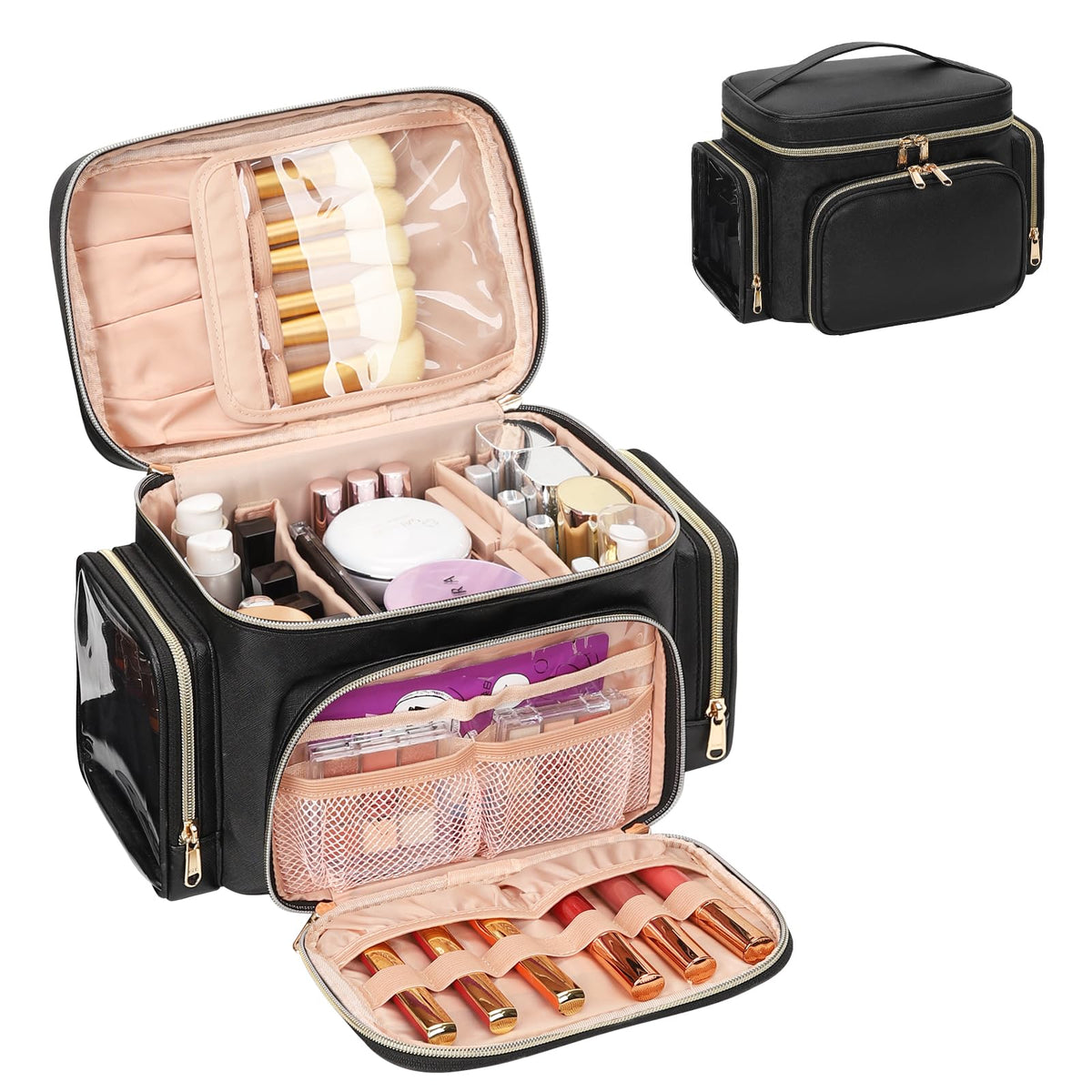 Bagmoly Makeup Bag Cosmetic Travel Organizer