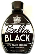 Bella Black 100X Indoor Tanning Lotion with Bronzer, Silicone & Banana Extract, 13.5 oz