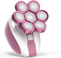 Electric Razor for Women, 7D Rotary Shaver with LED Display, Wet & Dry, Pink