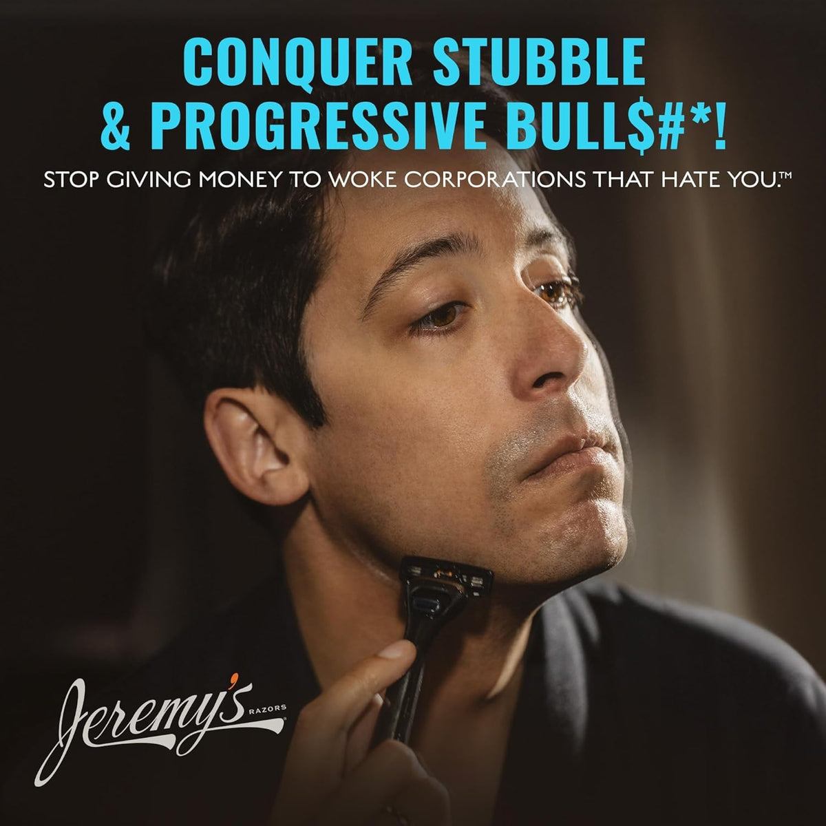 Jeremy's Razors Sprint 3 Razor Blade Refills for Men, 8 Cartridges