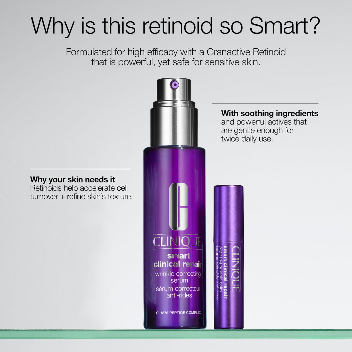 Clinique Smart Clinical Repair Retinoid Balm with Hyaluronic Acid, 0.11 oz