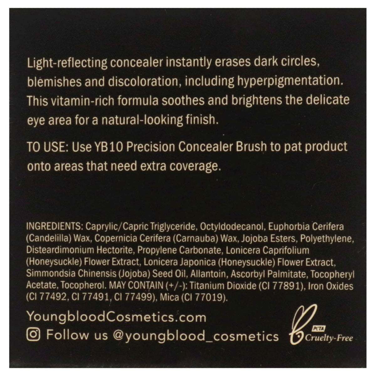 Youngblood Ultimate Concealer Cream, 0.1 Ounce