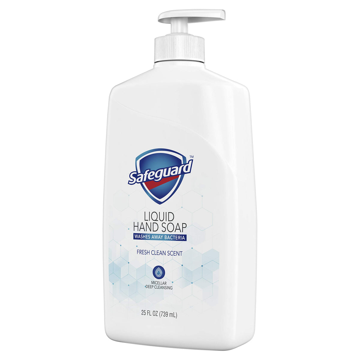 Safeguard Micellar Deep Cleansing Liquid Hand Soap, Fresh Clean Scent, 25 oz